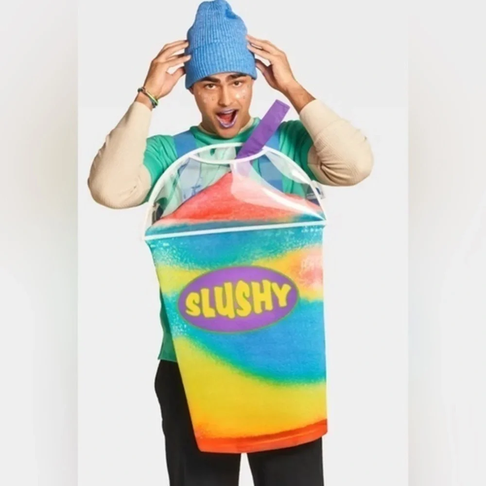 Slushy Sandwich Board Halloween Costume Kids' & Adults 'Blacklight Responsive